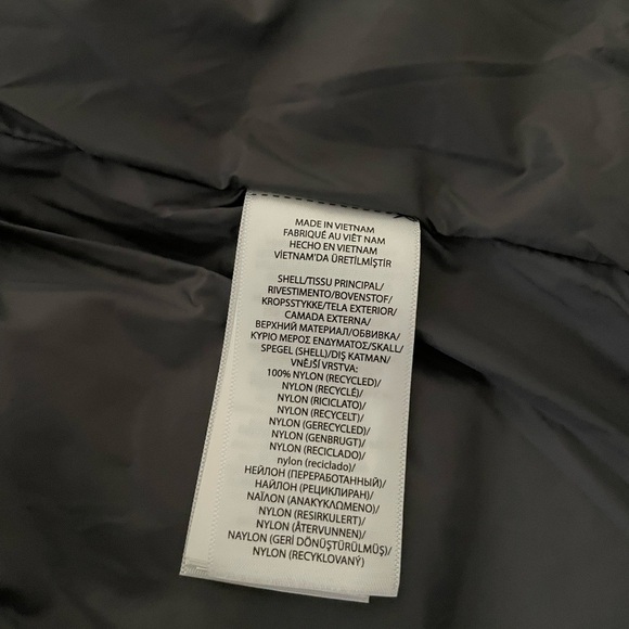 POLO RALPH LAUREN Water Resistant Down Hooded Vest Magnum Grey XS Fur trim - Picture 16 of 16